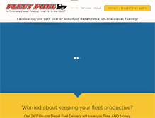 Tablet Screenshot of fleetfuel.com